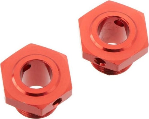 ARRMA RC AR310447 Wheel Hex Aluminum 17mm/13.6mm Red (2)