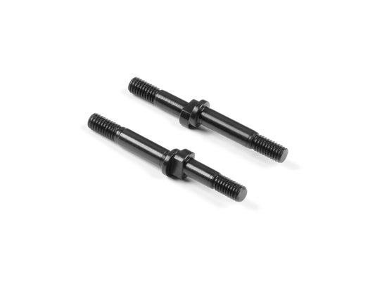 Xray Front Wheel Axle 1mm Less Trail&nbsp;- HUDY SPRING STEEL&trade; (2)