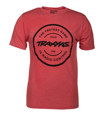 Traxxas T-shirt Red Circle Traxxas-logo (Premium Fit)