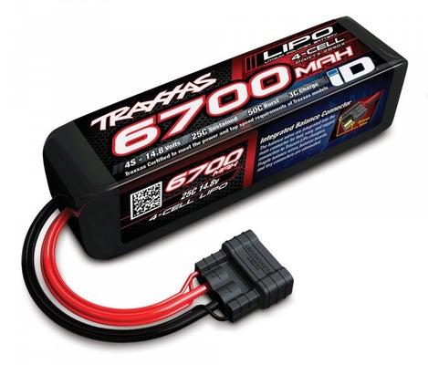 Traxxas LiPo Battery 14.8V 25C  6700mAh - iD