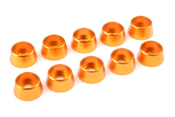 Team Corally Aluminium Washer for M5 Socket Head Screws OD=12mm Gold (10)