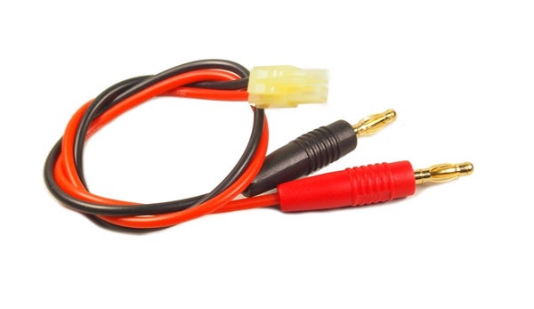 Halko 4mm Bullet - MiniTamiya Male Charge Cable - 30cm