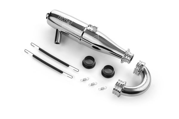 FX Muffler 3.5cc EFRA 2131 + Manifold - Medium - Chrome-Sand