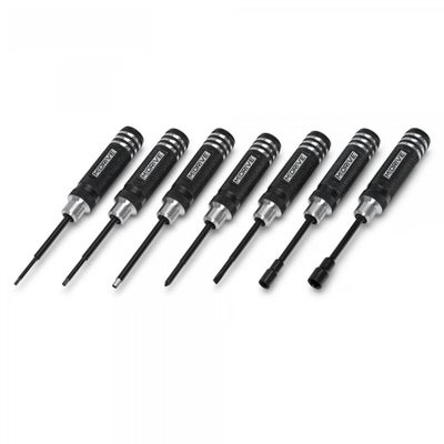 M-Drive Mini Tool Set Hex & Nut Drivers + Flat & Cross 7-pieces