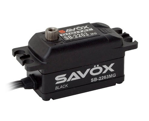 Sav&ouml;x SB-2263MG 10kg/0.076 Brushless Servo - Black Edition