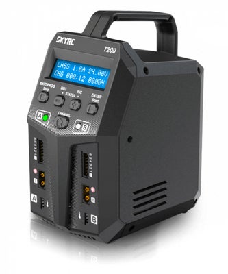 SkyRC T200 Dual Charger 240VAC/12VDC 12A 100W x 2