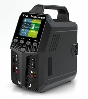 SkyRC T1000 Maestro Charger AC/DC 2x20A 450W/1000W