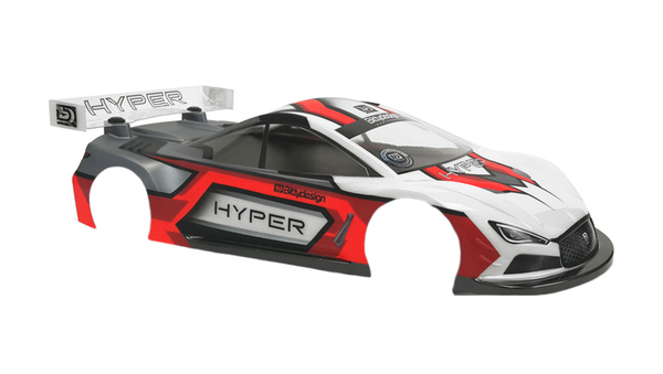 BittyDesign HYPER 1/10 TC 190mm Clear Body