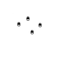 Team Corally Rubber Feet for Nitro Powerbox - (4)